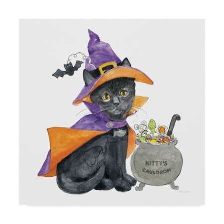 Beth Grove 'Halloween Pets I' Canvas Art,35x35
